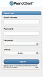 Mobile Screenshot of mail.nigc-isfahan.ir